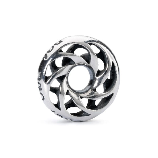 Beads da donna Trollbeads in argento con scritte MISURA UNICA