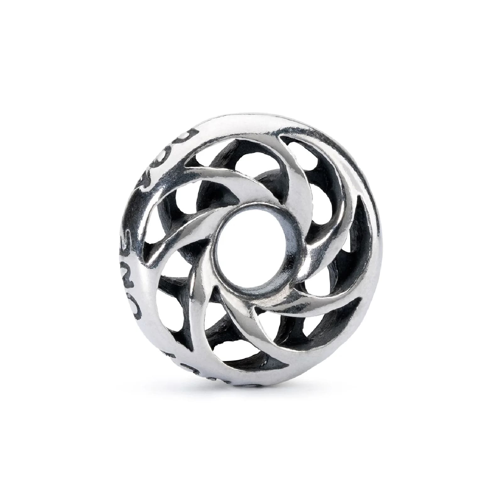 Beads da donna Trollbeads in argento con scritte MISURA UNICA