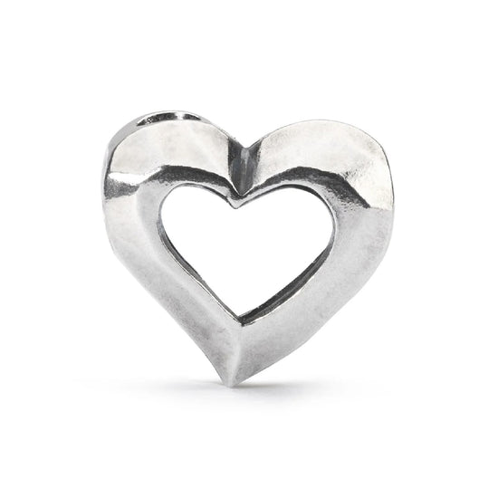 Beads da donna Trollbeads in argento a forma di cuore MISURA UNICA