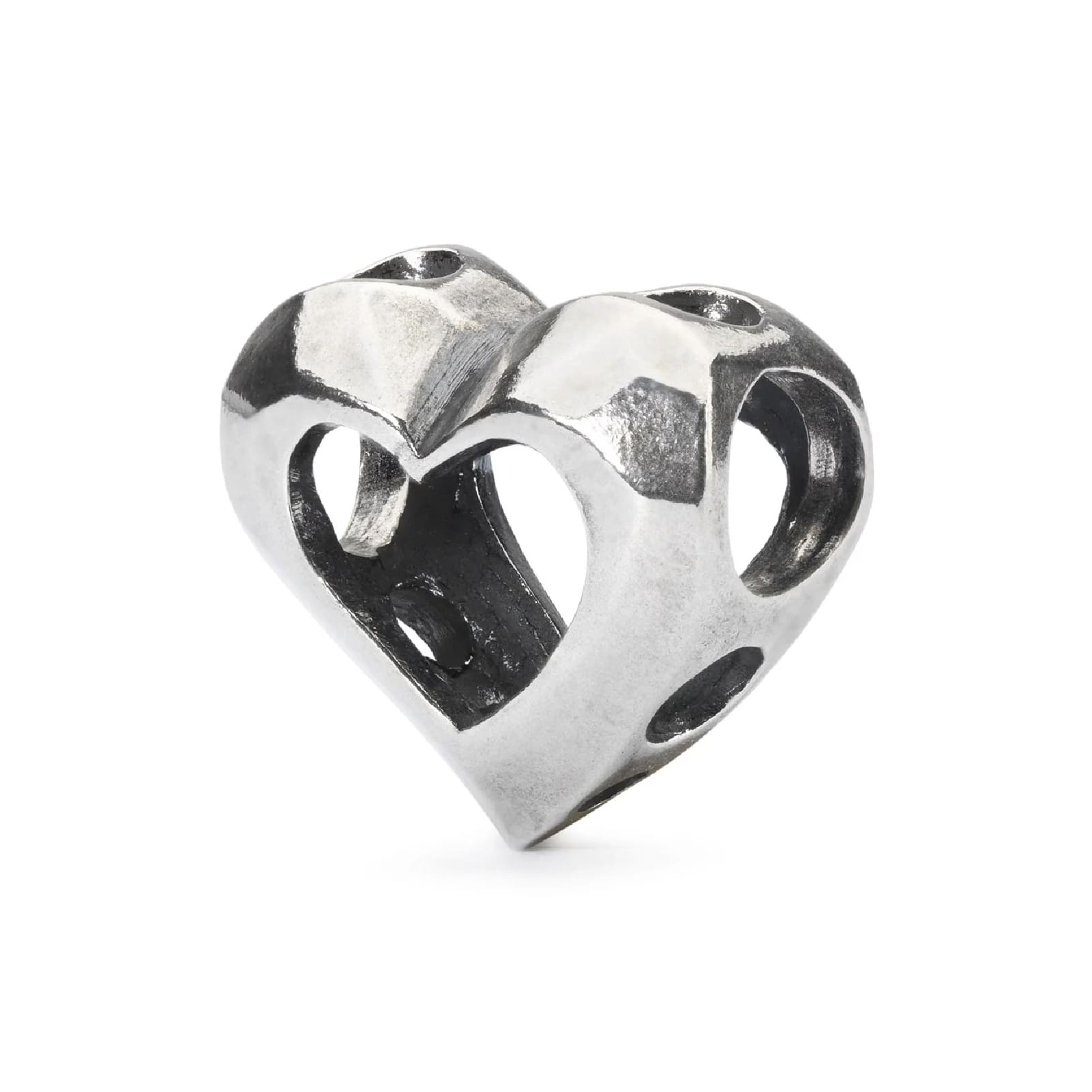 Beads da donna Trollbeads in argento a forma di cuore MISURA UNICA