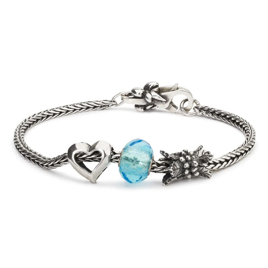 Beads da donna Trollbeads in argento a forma di cuore MISURA UNICA