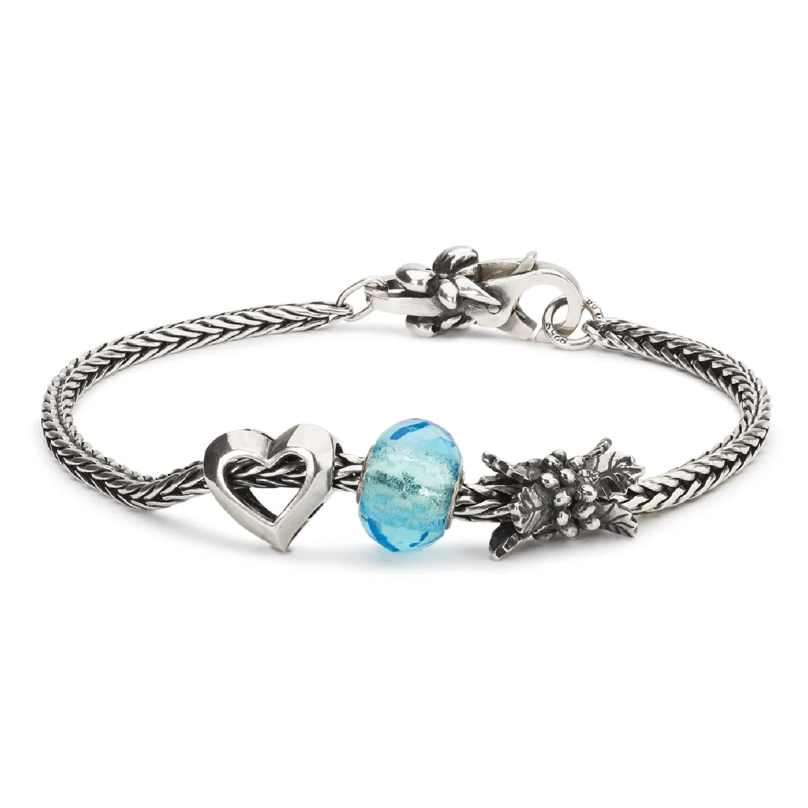 Beads da donna Trollbeads in argento a forma di cuore MISURA UNICA