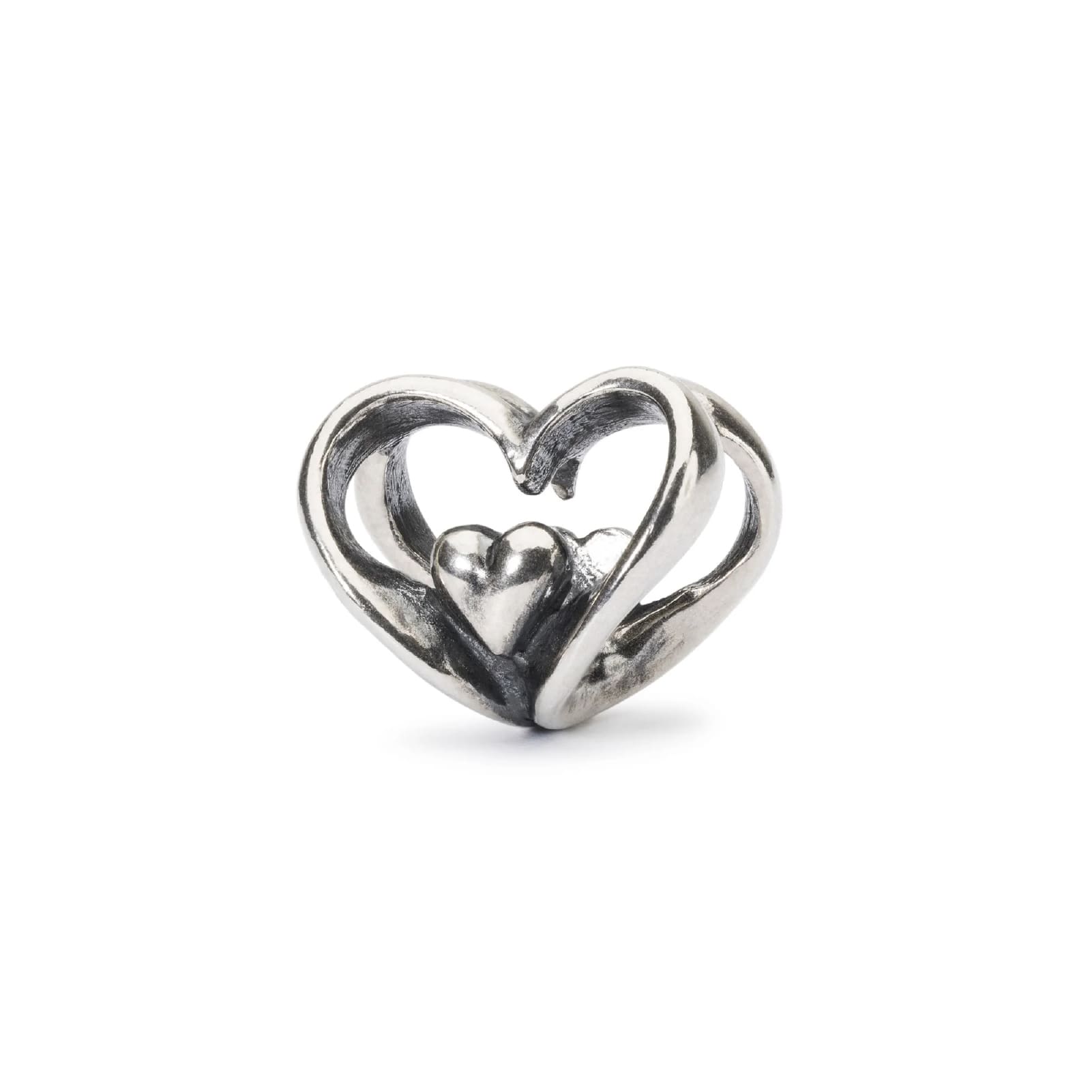 Beads da donna Trollbeads in argento con piccoli cuori MISURA UNICA