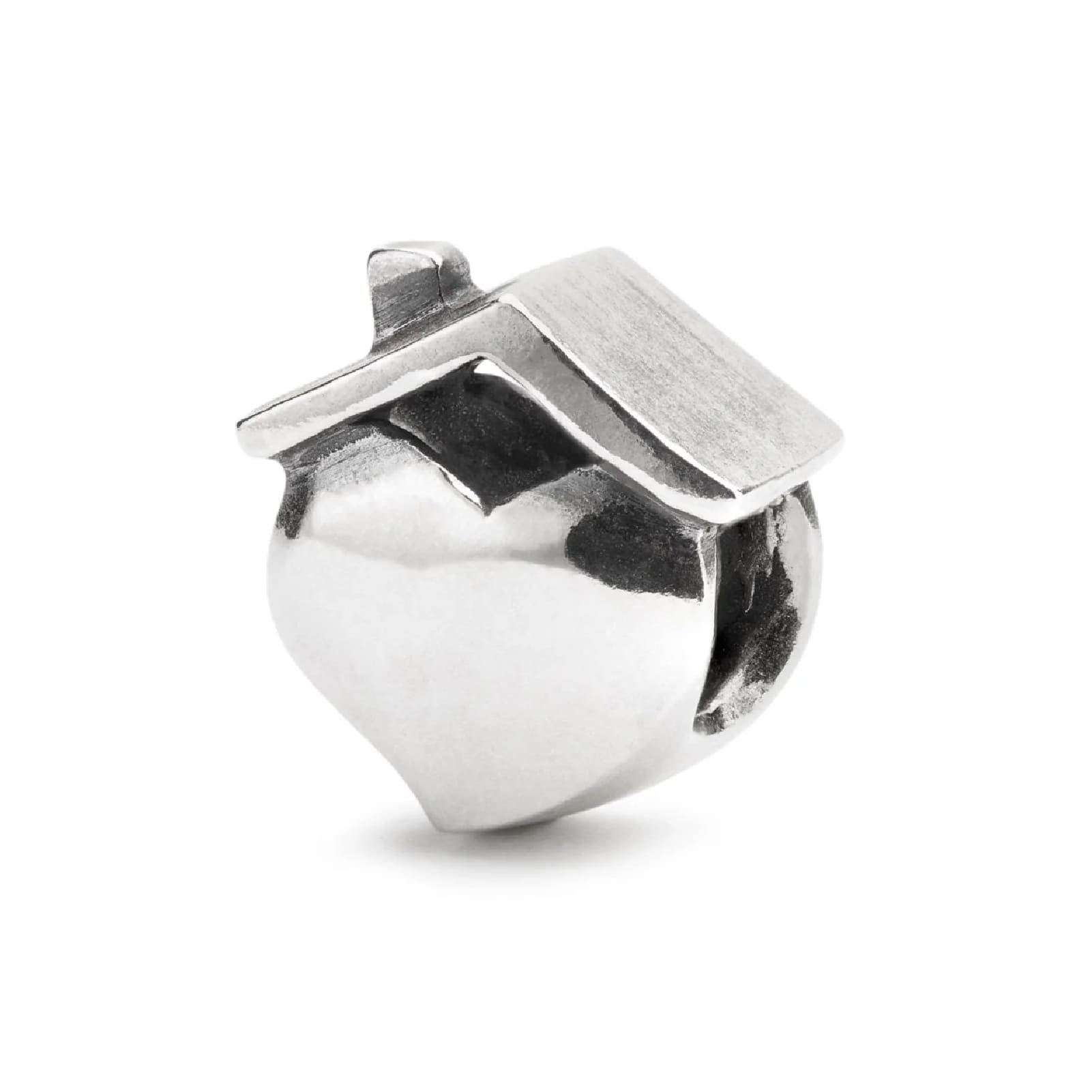 Beads da donna Trollbeads in argento casa a cuore MISURA UNICA