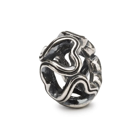 Beads da donna Trollbeads in argento con tanti cuori MISURA UNICA