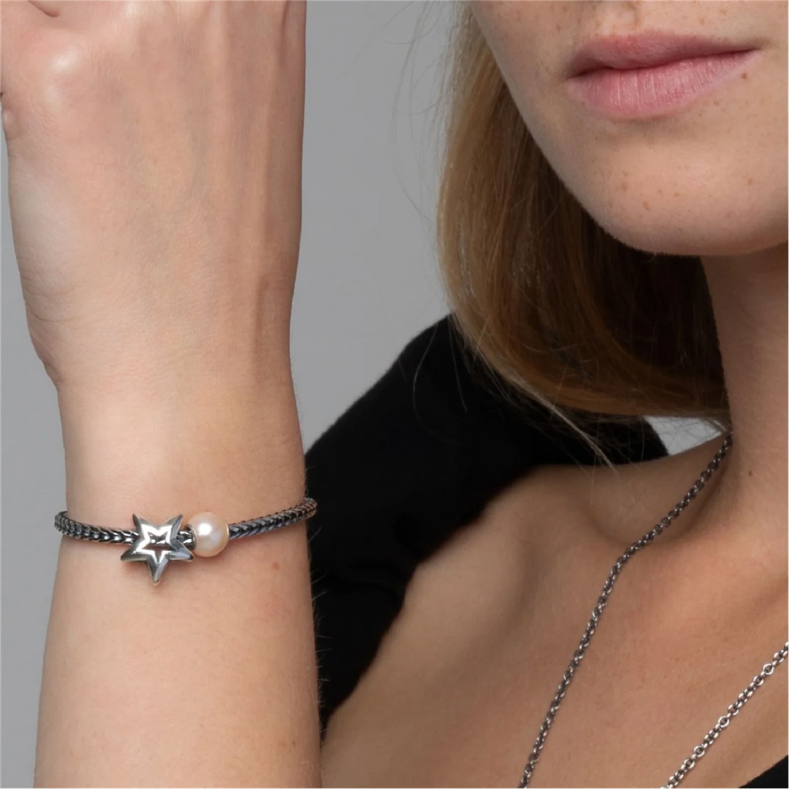 Beads da donna Trollbeads in argento a forma di stella MISURA UNICA