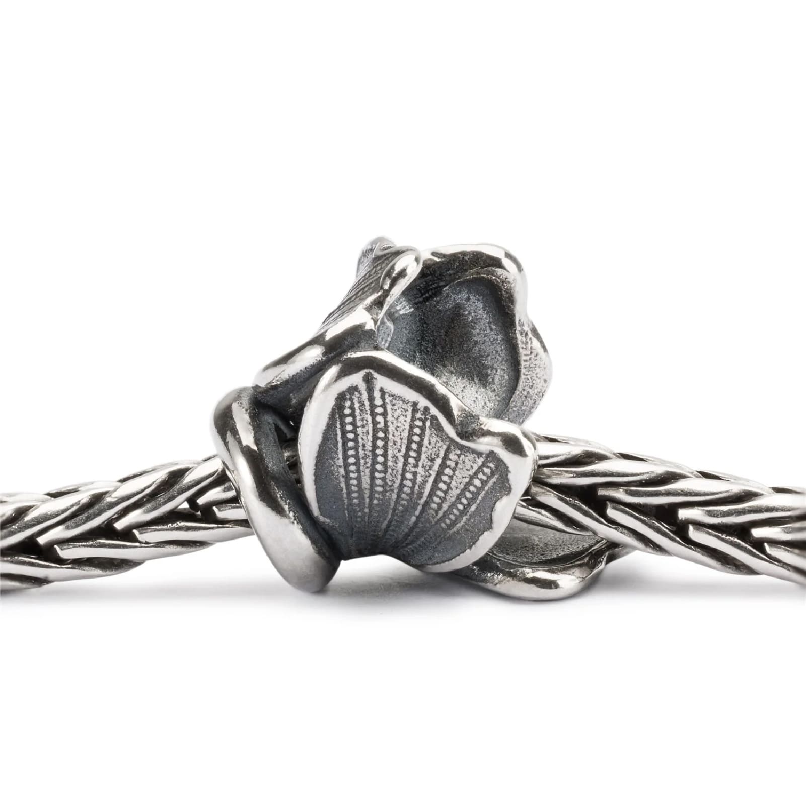 Beads da donna Trollbeads in argento con fiore delicato MISURA UNICA