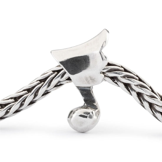 Beads da donna Trollbeads in argento con nota musicale MISURA UNICA
