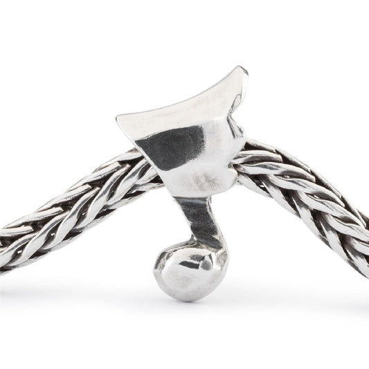 Beads da donna Trollbeads in argento con nota musicale MISURA UNICA