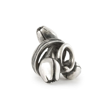 Beads da donna Trollbeads in argento con due tulipani MISURA UNICA