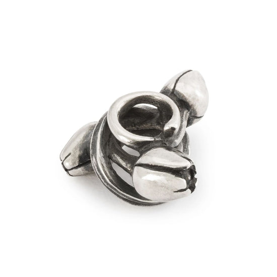 Beads da donna Trollbeads in argento con due tulipani MISURA UNICA