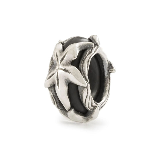 Stop Trollbeads in argento con stella marina e gommino MISURA UNICA
