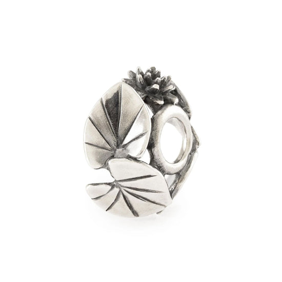 Beads da donna Trollbeads in argento a forma di ninfea MISURA UNICA