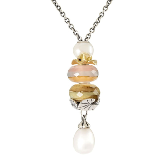 Beads da donna Trollbeads in argento a forma di ninfea MISURA UNICA