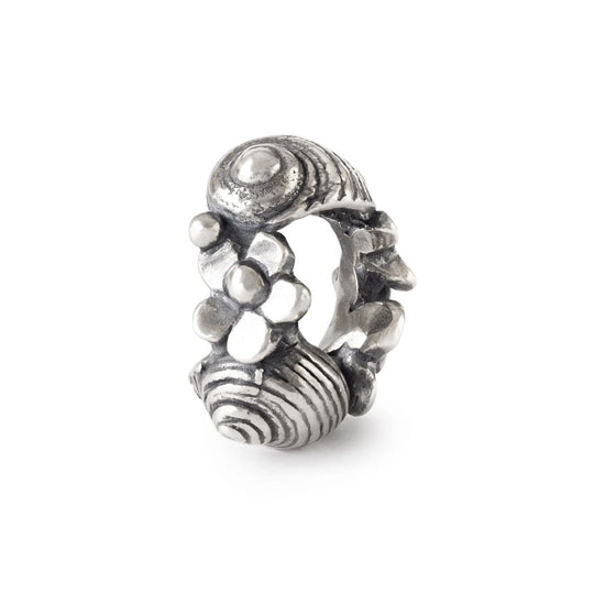 Beads Trollbeads Chiocciole tra i Fiori in argento da donna MISURA UNICA