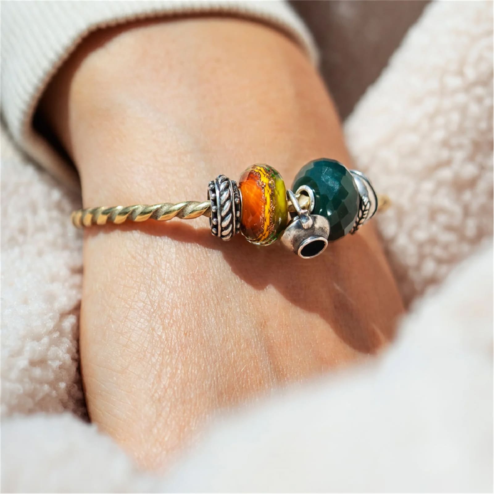 Beads Trollbeads L'Ora del Tè in argento 925 da donna MISURA UNICA
