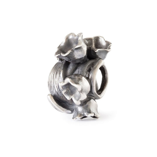 Beads Trollbeads in argento con fiore mughetto MISURA UNICA