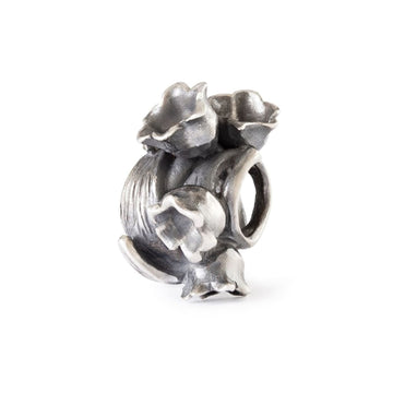 Beads Trollbeads in argento con fiore mughetto MISURA UNICA