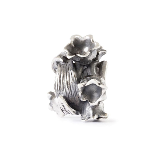Beads Trollbeads in argento con fiore mughetto MISURA UNICA