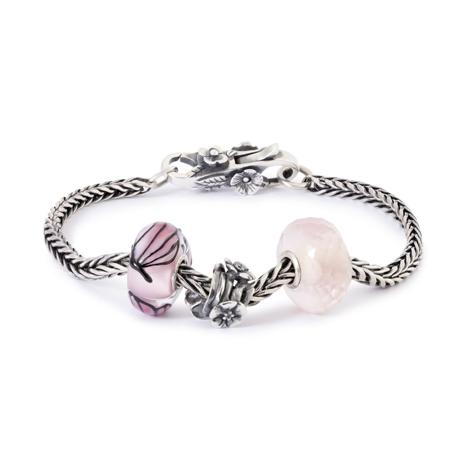 Beads Trollbeads in argento con fiore di ciliegio MISURA UNICA