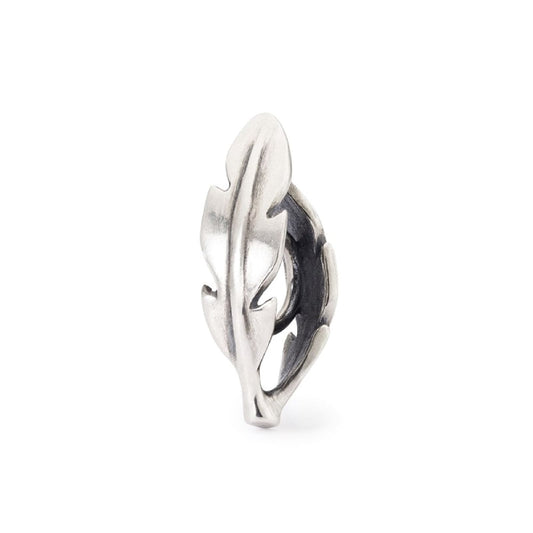 Beads Trollbeads Piuma in argento sterling 925 da donna MISURA UNICA