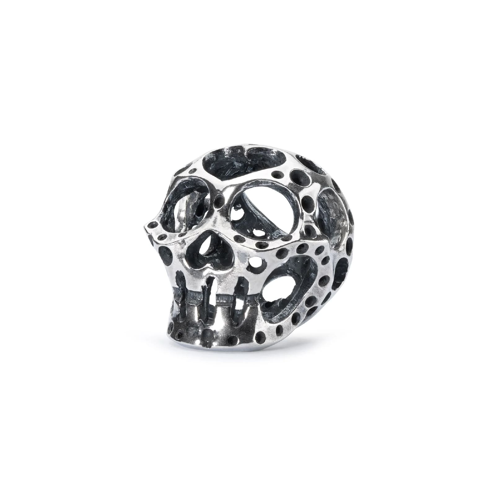 Beads da donna Trollbeads in argento a forma di teschio MISURA UNICA