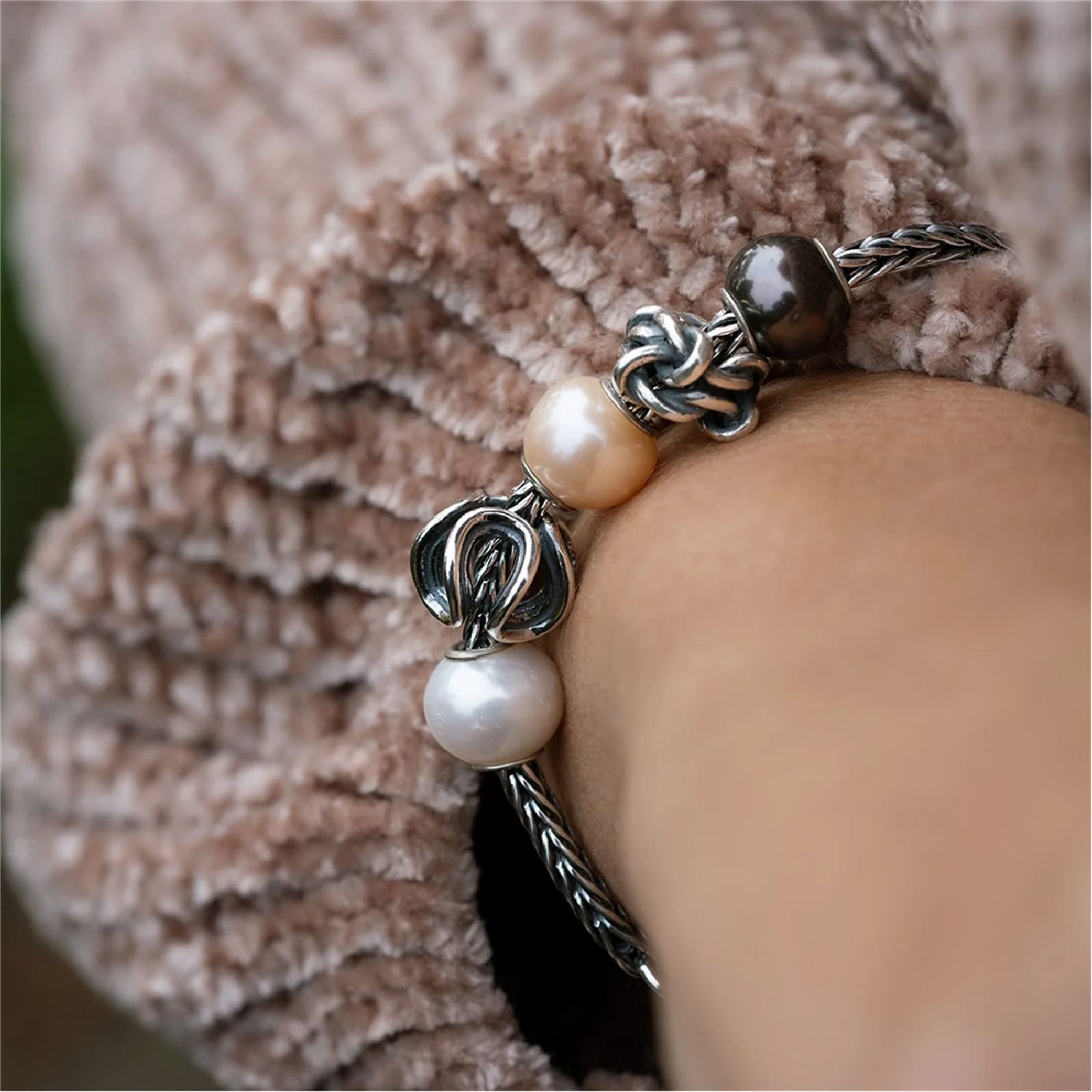 Beads da donna Trollbeads in argento a forma di nodi MISURA UNICA