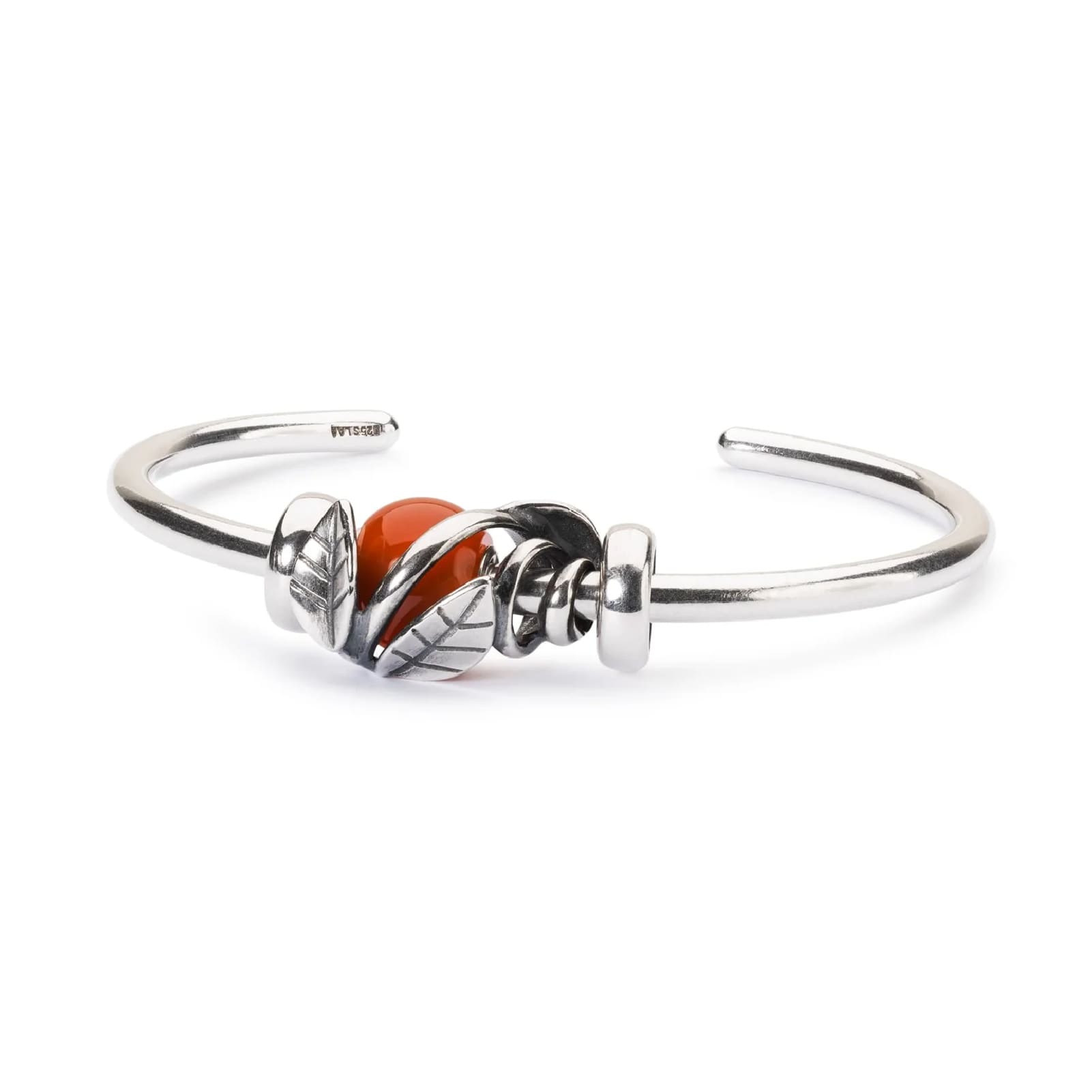 Beads da donna Trollbeads in argento a forma di foglie MISURA UNICA
