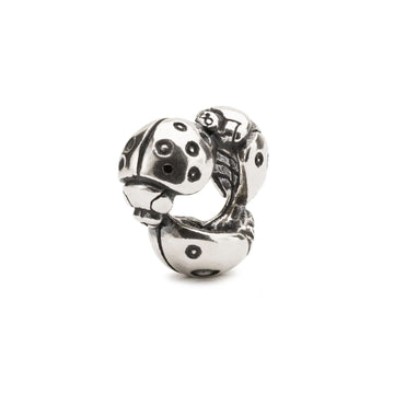 Beads da donna Trollbeads in argento con coccinelle MISURA UNICA
