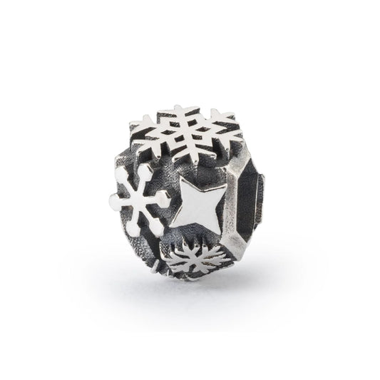 Beads da donna Trollbeads in argento con fiocchi di neve MISURA UNICA