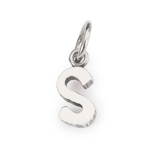 Beads da donna Trollbeads in argento con iniziale S MISURA UNICA