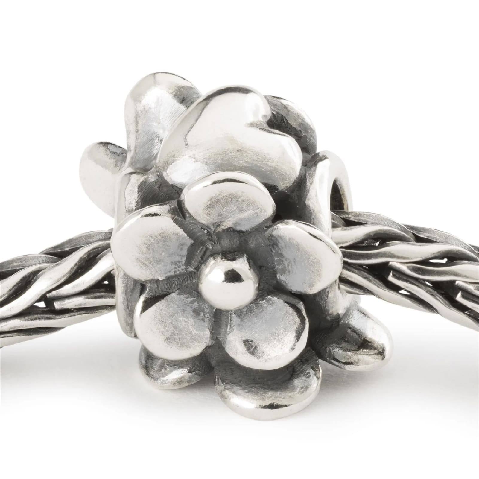 Beads da donna Trollbeads in argento con fiori sinceri MISURA UNICA