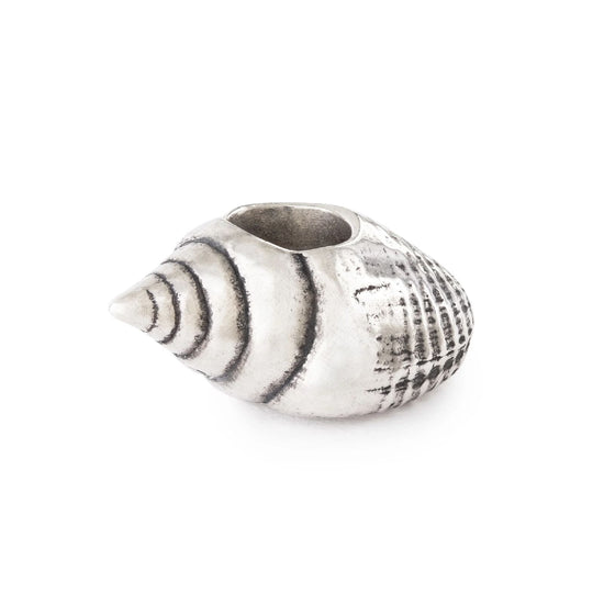 Beads donna Trollbeads argento con conchiglia a punta MISURA UNICA