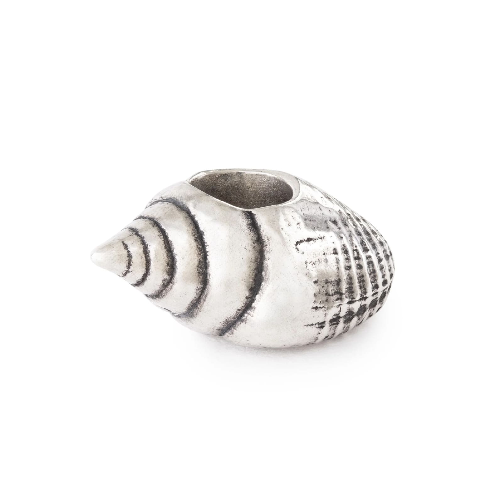 Beads donna Trollbeads argento con conchiglia a punta MISURA UNICA
