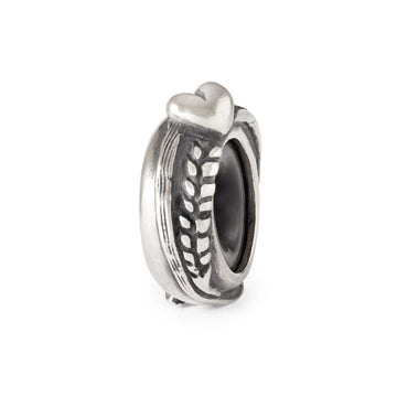 Stop Trollbeads Cuore del Raccolto in argento da donna MISURA UNICA