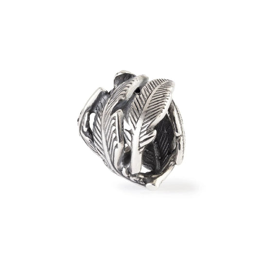 Charm Trollbeads Piuma del Divenire in argento MISURA UNICA