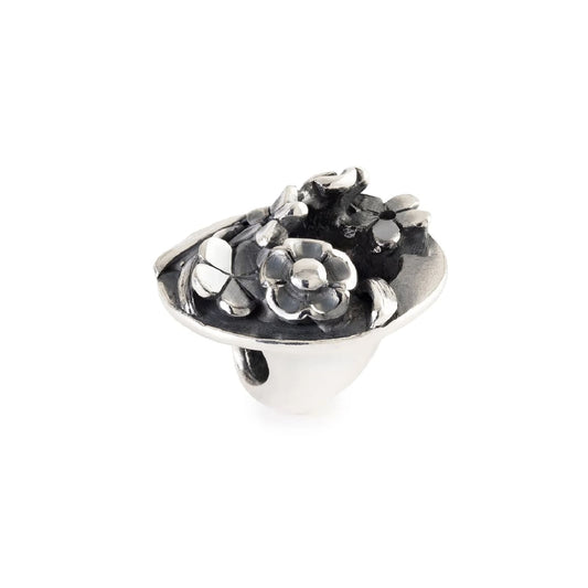 Charm Trollbeads Raccolto di Gioia in argento con fiori MISURA UNICA