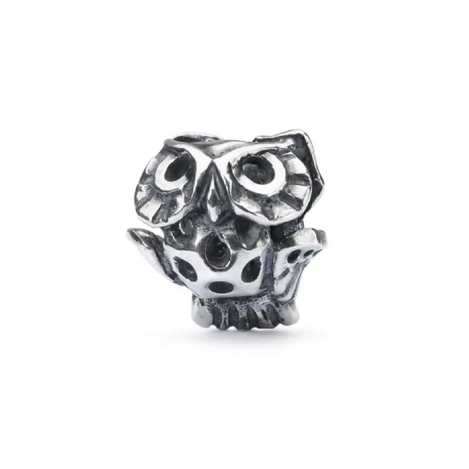 Beads donna Trollbeads in argento a forma di gufo saggio