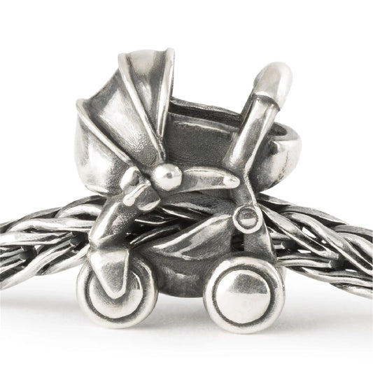 Beads donna Trollbeads in argento a forma di passeggino MISURA UNICA