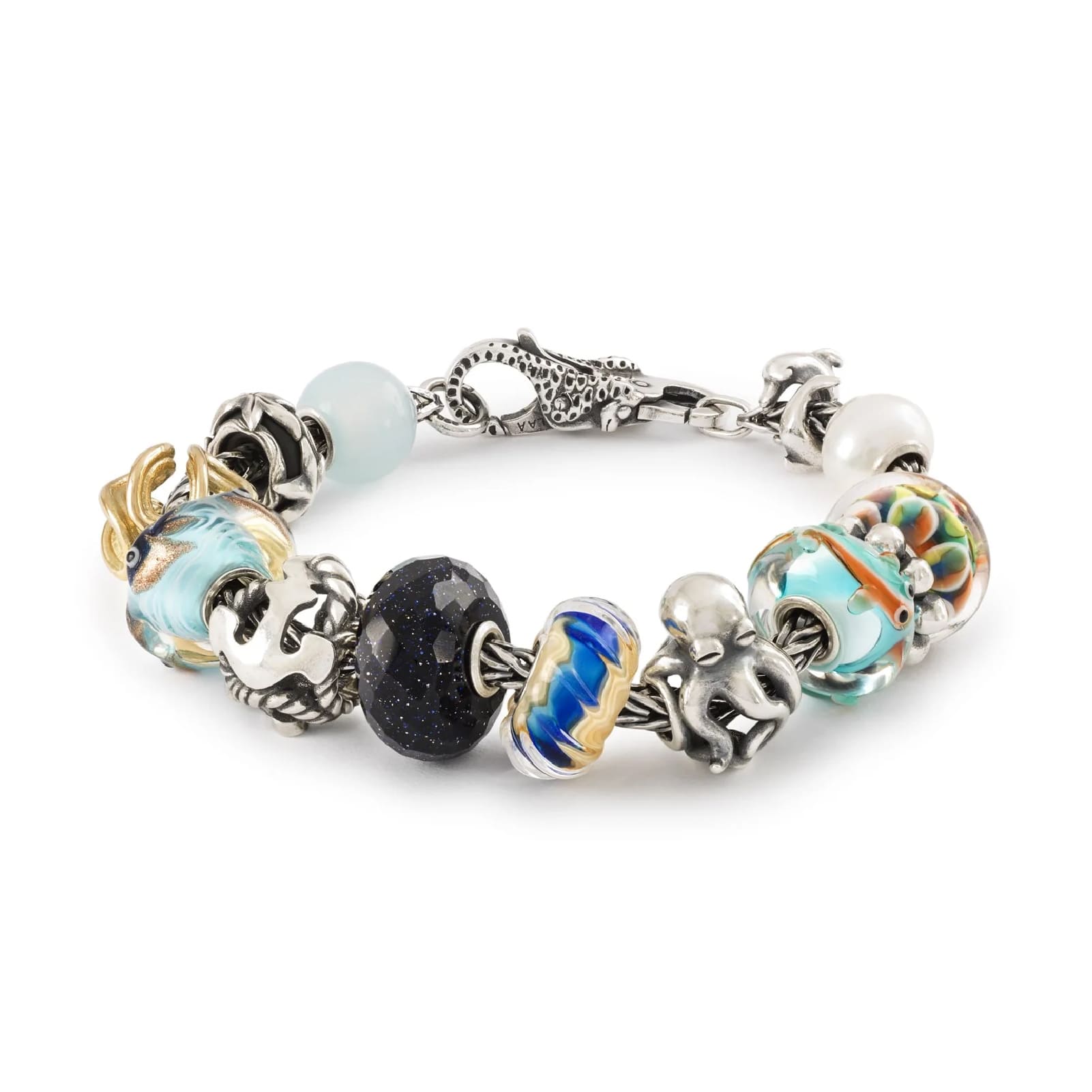 Beads da donna Trollbeads in argento a forma di polipo MISURA UNICA