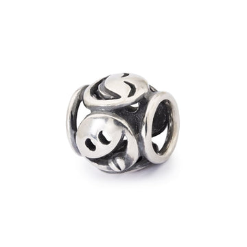 Beads Trollbeads Sorrisi in argento con facce che sorridono MISURA UNICA