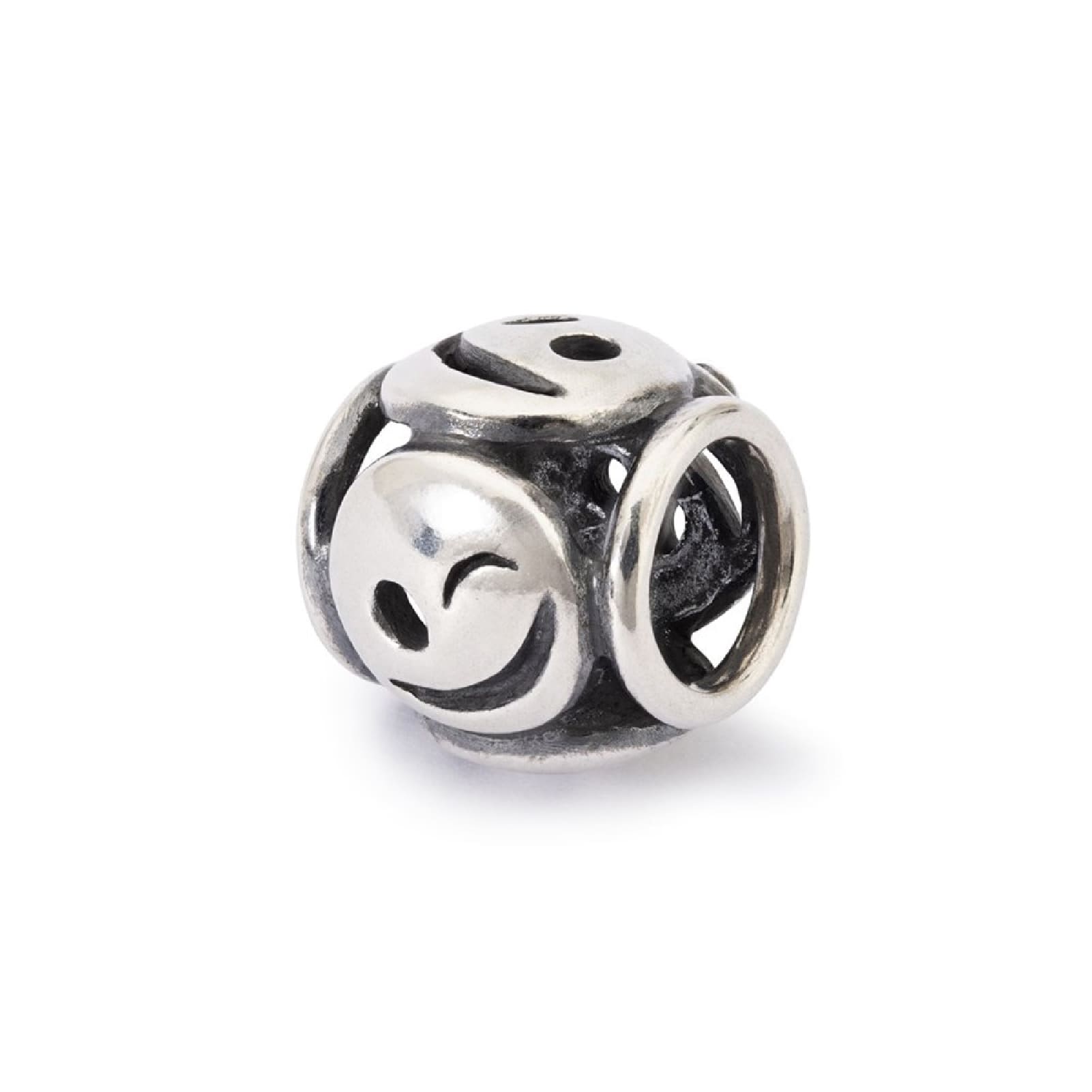 Beads Trollbeads Sorrisi in argento con facce che sorridono MISURA UNICA