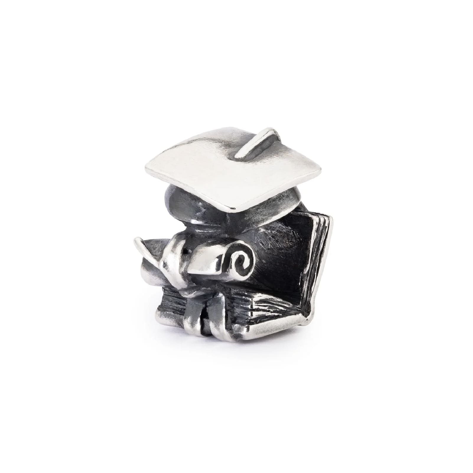 Charm Trollbeads Festa di Laurea in argento a tema laurea MISURA UNICA