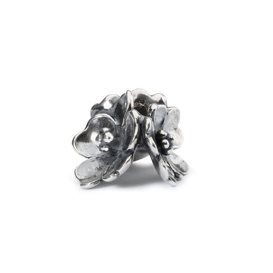 Beads da donna Trollbeads in argento con fiori di melo MISURA UNICA