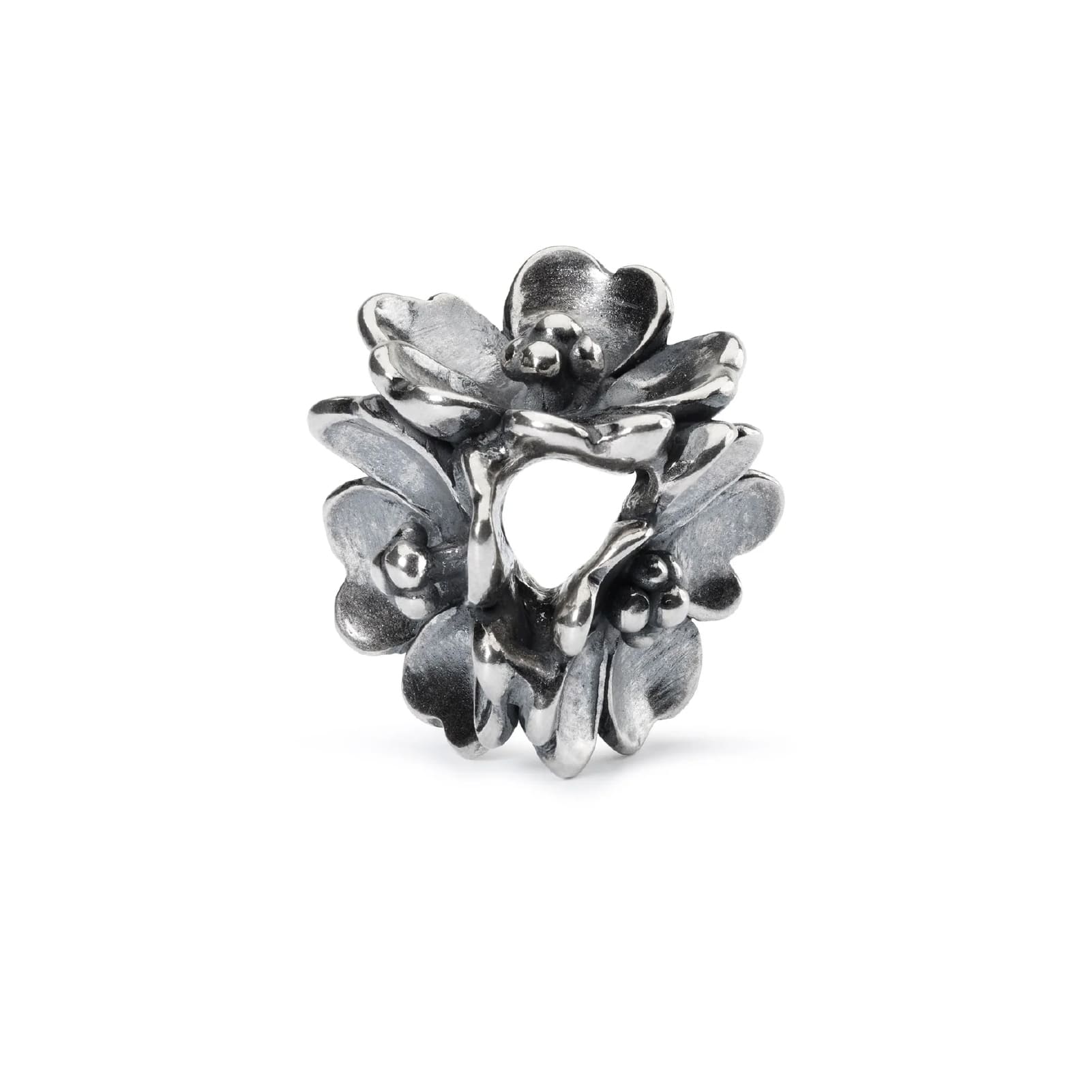 Beads da donna Trollbeads in argento con fiori di melo MISURA UNICA