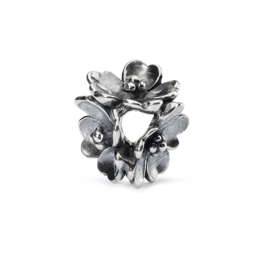 Beads da donna Trollbeads in argento con fiori di melo MISURA UNICA