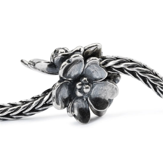 Beads da donna Trollbeads in argento con fiori di melo MISURA UNICA