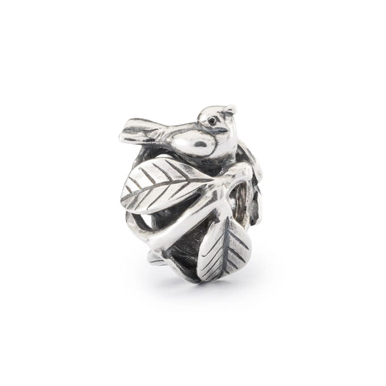Beads da donna Trollbeads in argento con uccellino e nido MISURA UNICA