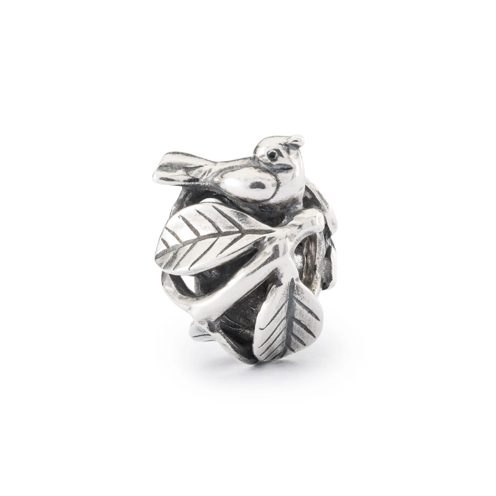 Beads da donna Trollbeads in argento con uccellino e nido MISURA UNICA