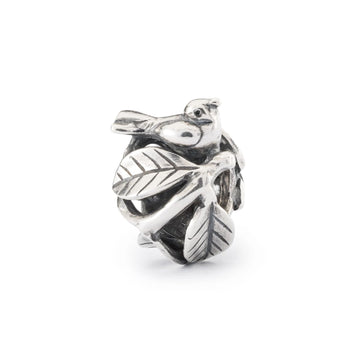 Beads da donna Trollbeads in argento con uccellino e nido MISURA UNICA